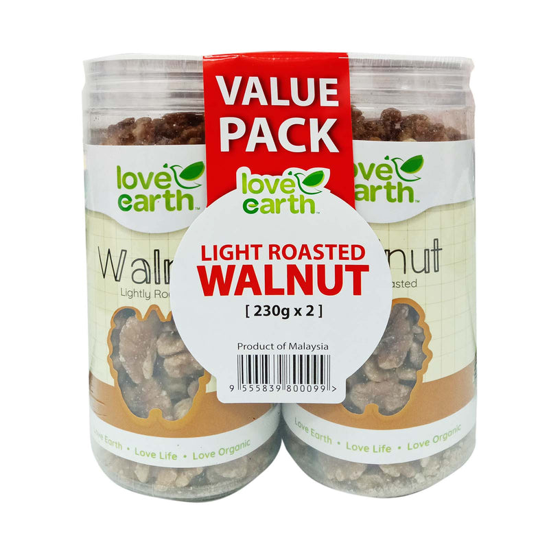 Love Earth Natural Walnut (Twinpack) 230g x 2