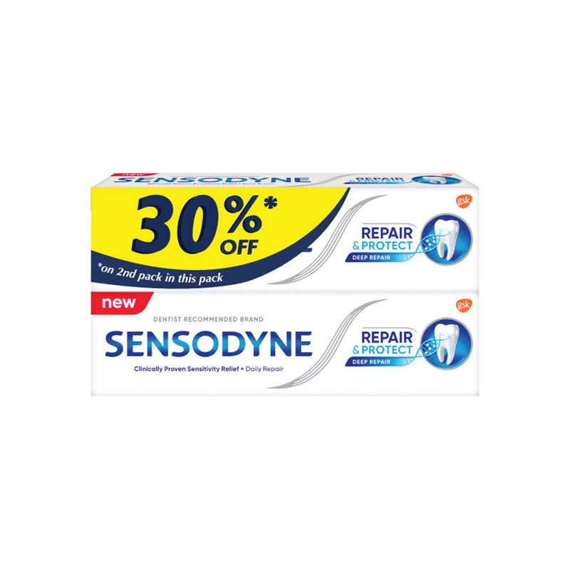 Sensodyne Repair and Protect Original Toothpaste 100g x 2