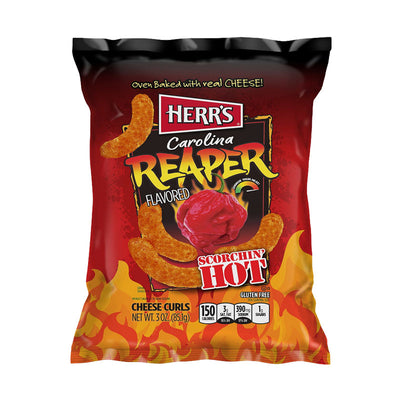 Herrs Carolina Reaper Cheese Curl 184g