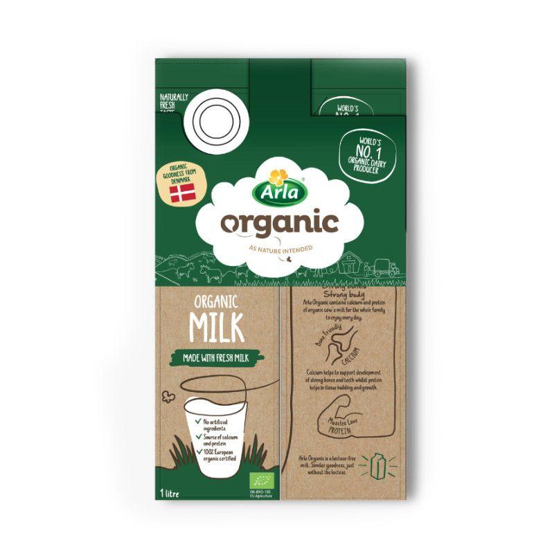 Arla Organic Milk Twin Pack 1L x 2