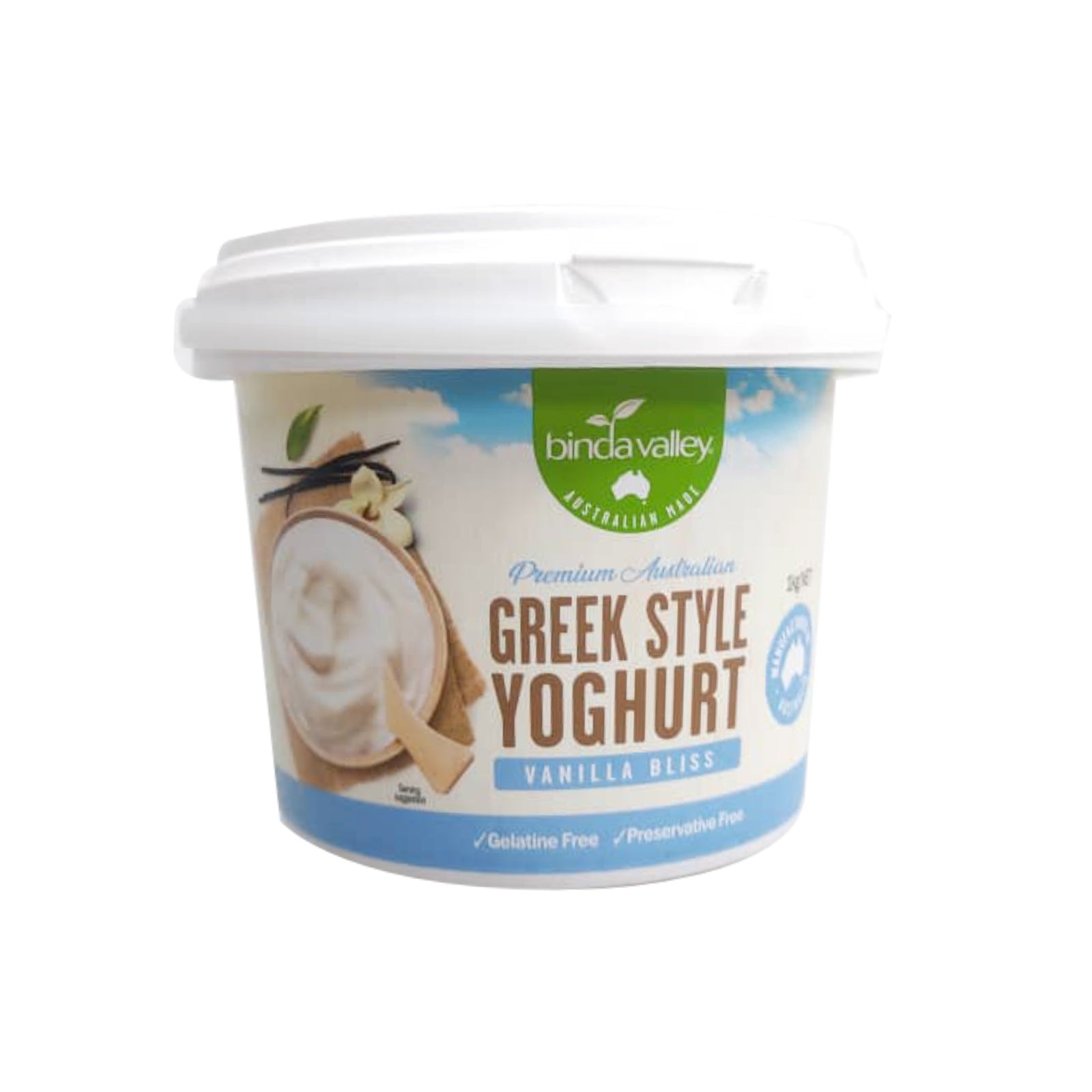 Binda valley vanilla bliss nat yogurt1kg