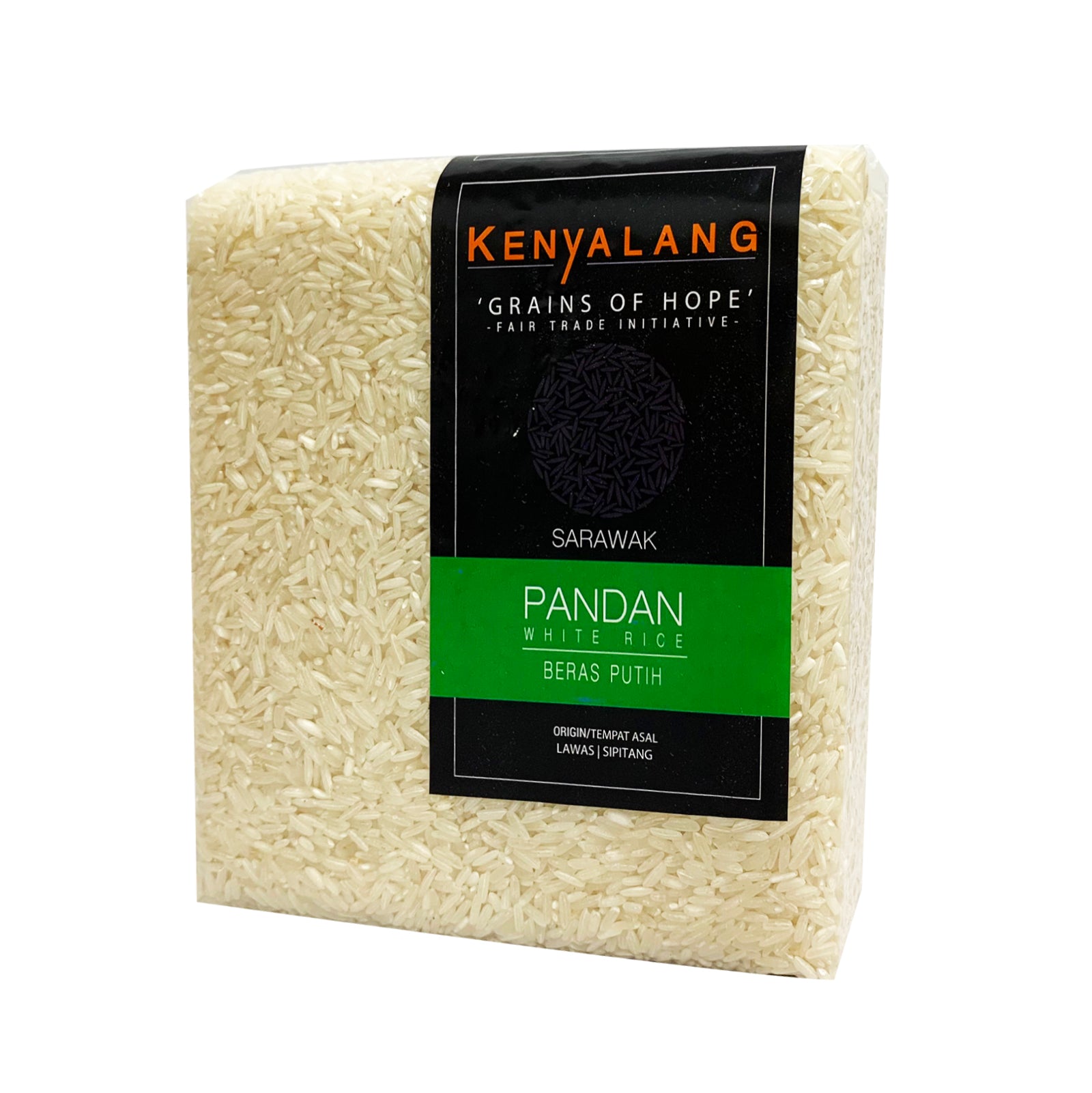 Kenyalang Pandan White Rice 1kg
