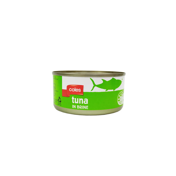 Coles Tuna In Brine 185g