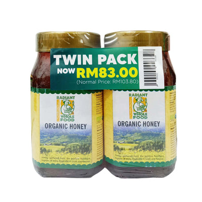 Radiant Organic Honey (Twin Pack) 1kg