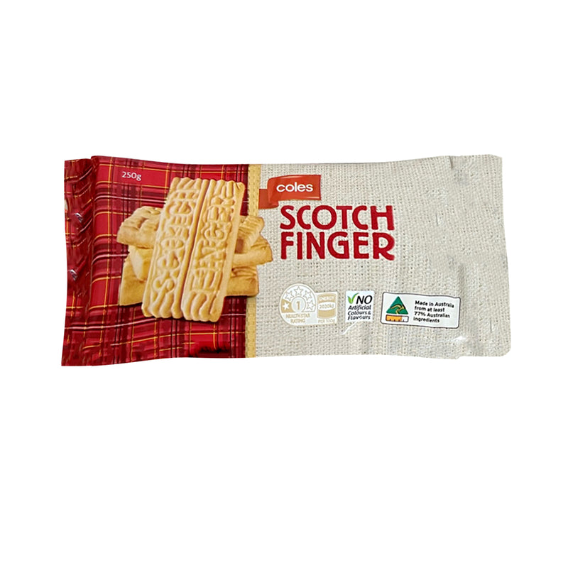 Coles Biscuits Scotch Fingers 250g