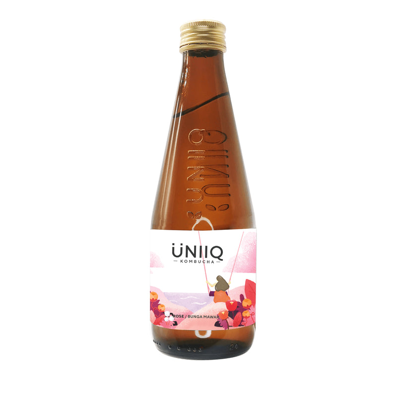 Uniq Kombucha Rose Drink 315ml