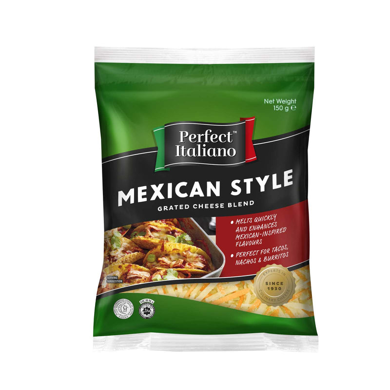 Perfect Italiano Mexican Style Shredded Cheese 150g