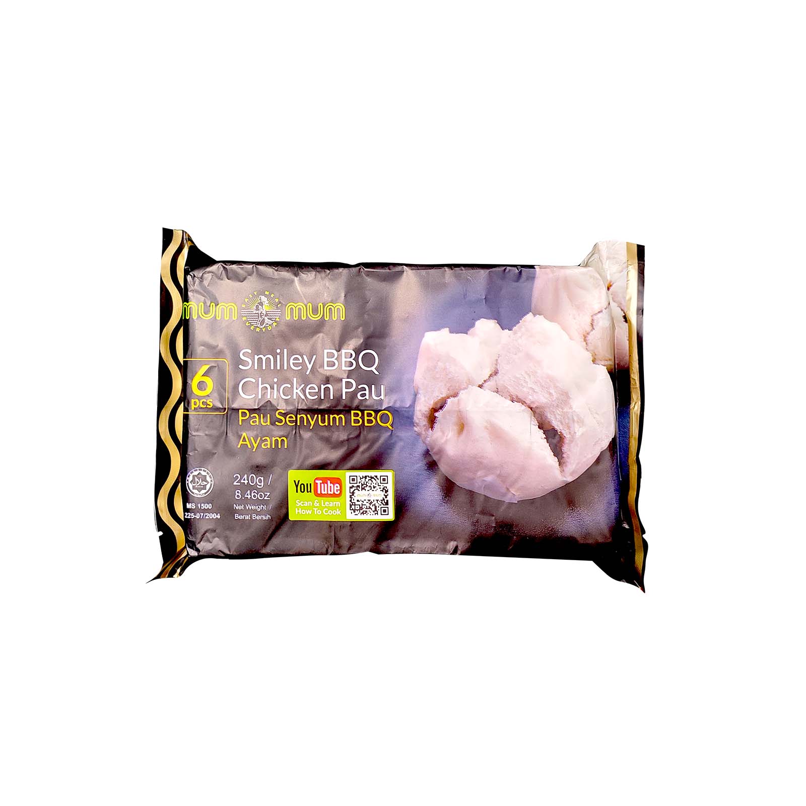 Mum Mum Smiley Barbecue Chicken Pau 240g