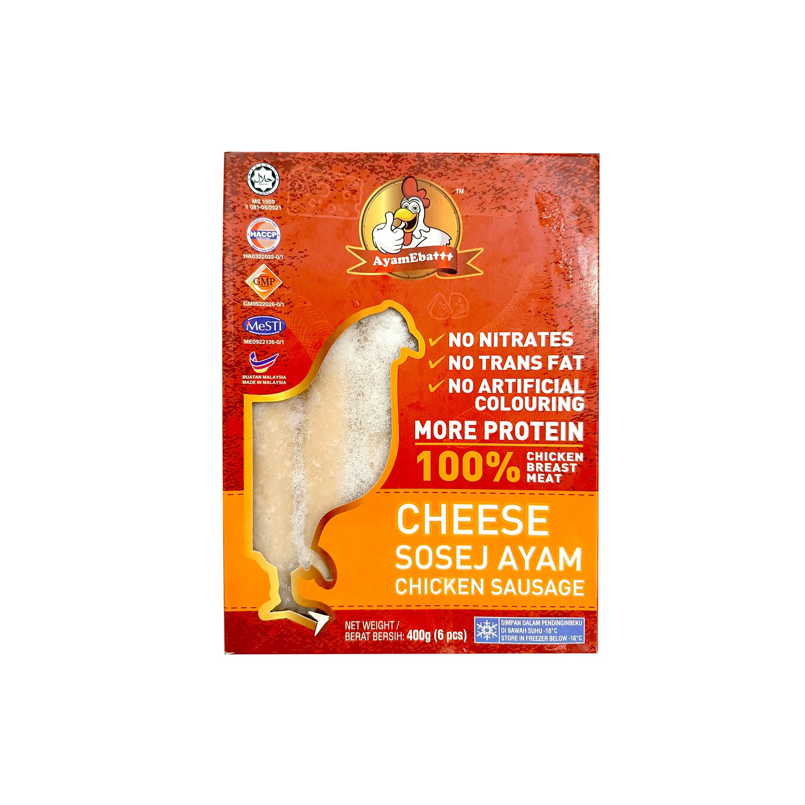 Ayam Ebat Sosej Cheese 400g