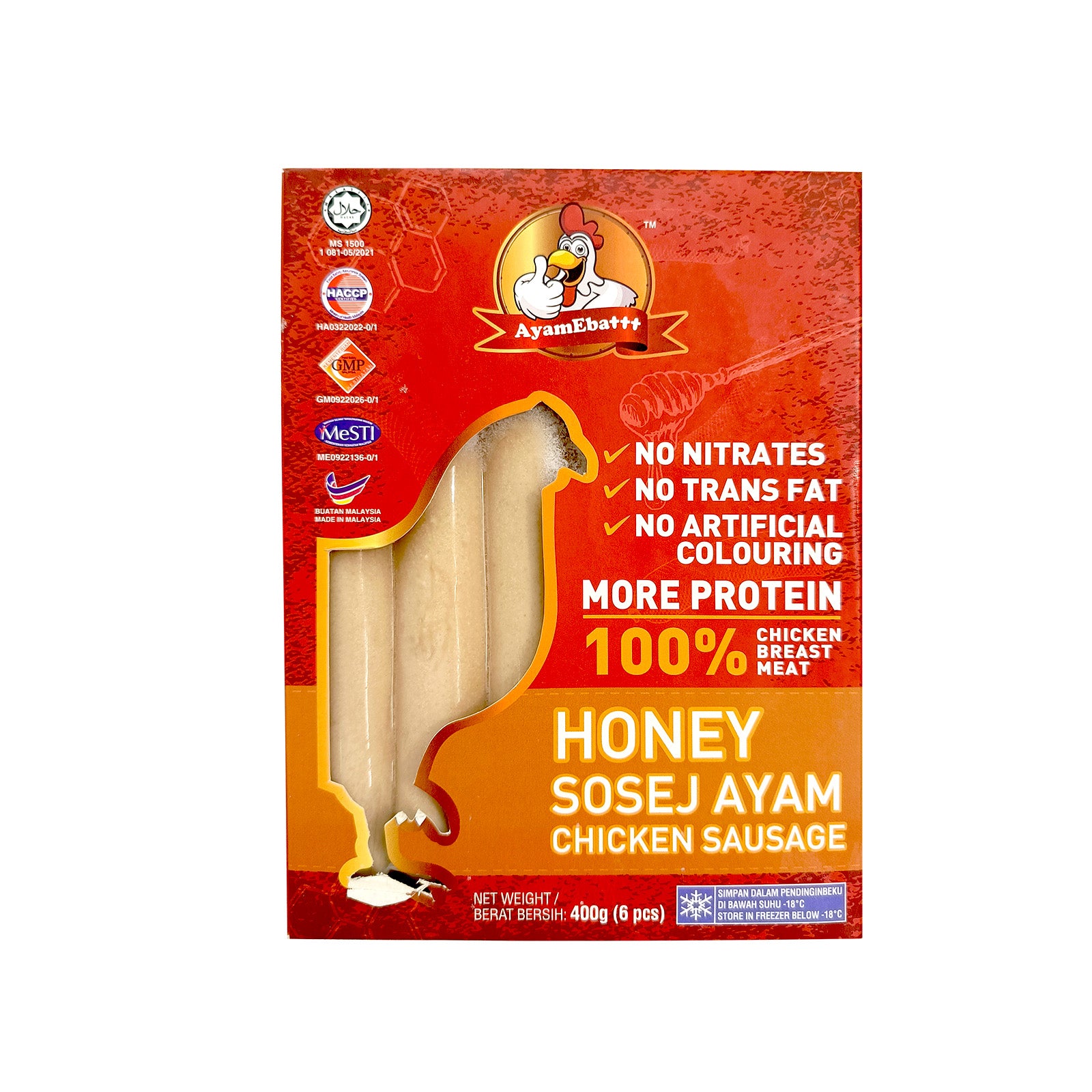 Ayam Ebat Sosej Honey 400g