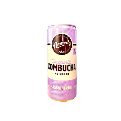 Remedy Organic Kombucha Passionfruit 250ml
